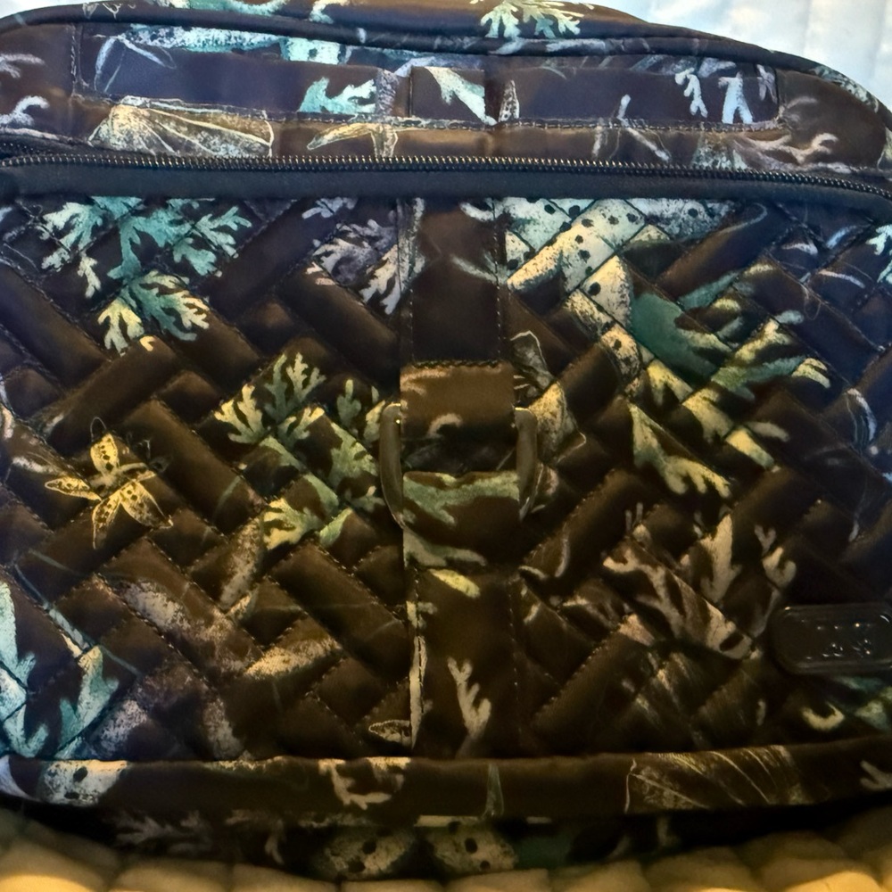 Lug Crossbody Bag in Blue and Green - Picture 2 of 7